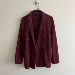 Topshop Red Blazer